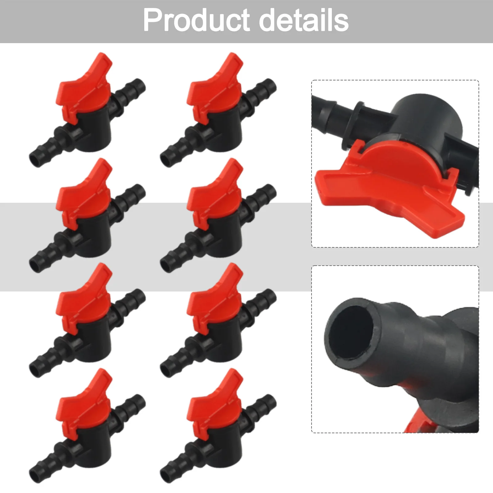 Barbed Connector Garden Hose Faucet Irrigation Valve 4/7 8/11mm Drip System Garden Hose Garden Tap Garden Watering