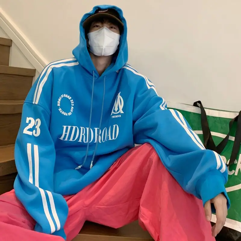 

Подростковая толстовка-худи мужская, весенне-осенняя, свободного кроя, спортивная, новинка ранней осени, модель Sle Haome, для мальчиков