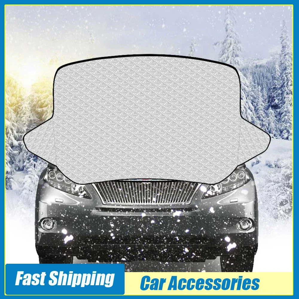 1pc Car Winter Windscreen Anti Snow Cover Car Front Window Screen Frost Ice Shield Car Thickened Windshield Resistant Ice Cover