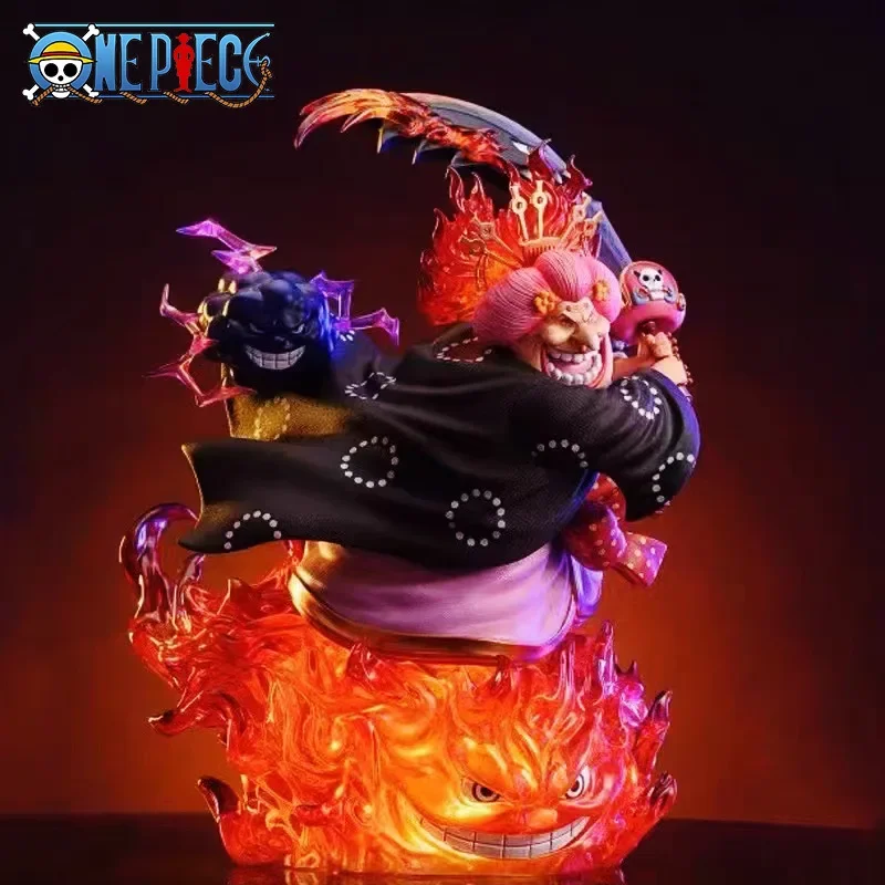 

26cm One Piece Gk Resonance Fifth Bullet Four Emperors Lx Aunt Anime Figure Can Emit Light Model Collectible Toy Decoration Gift