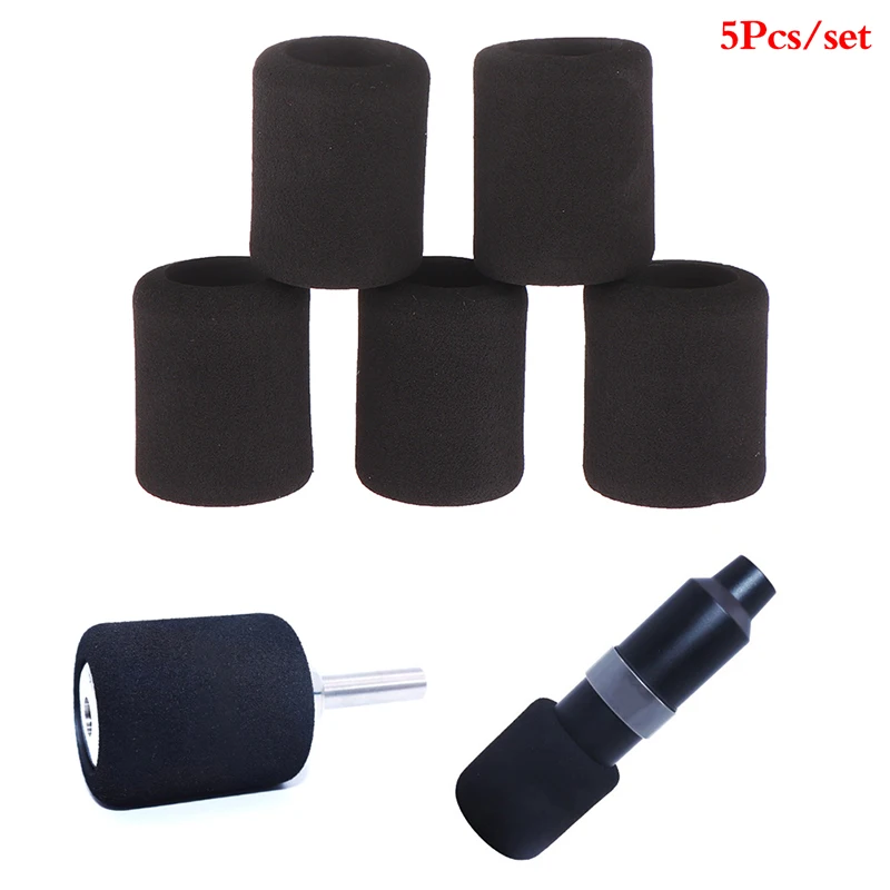 5Pcs 35mm Tattoo Grip Covers Memory Foam Tattoo Bandages Wrap For Stainless Steel Or Disposable Tattoo Tubes