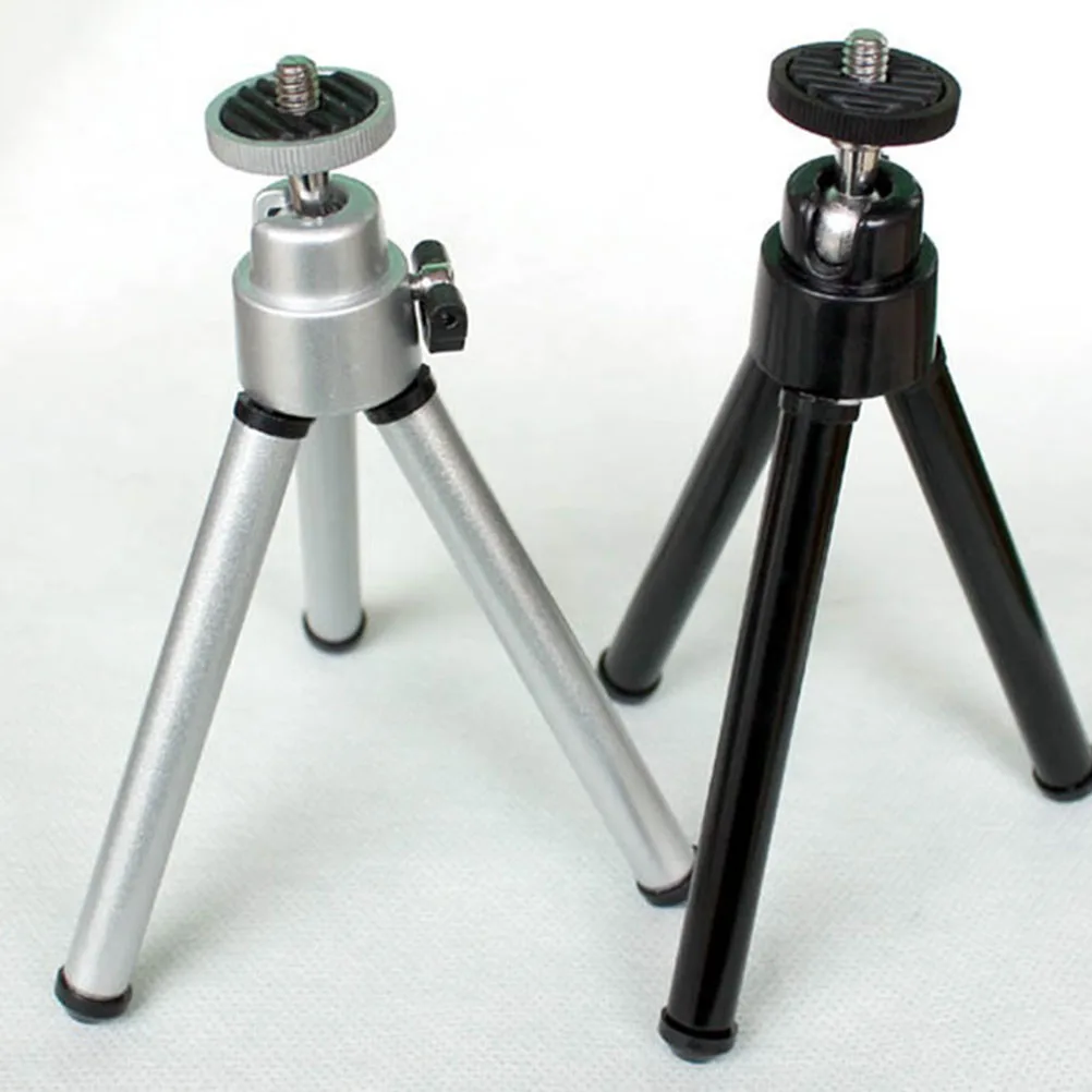 

4Pcs Mobile Phone Tripod Sturdy Adjustable Rack for Professional Personal Broadcasting Wide Compatible Flat Surface Mount Three