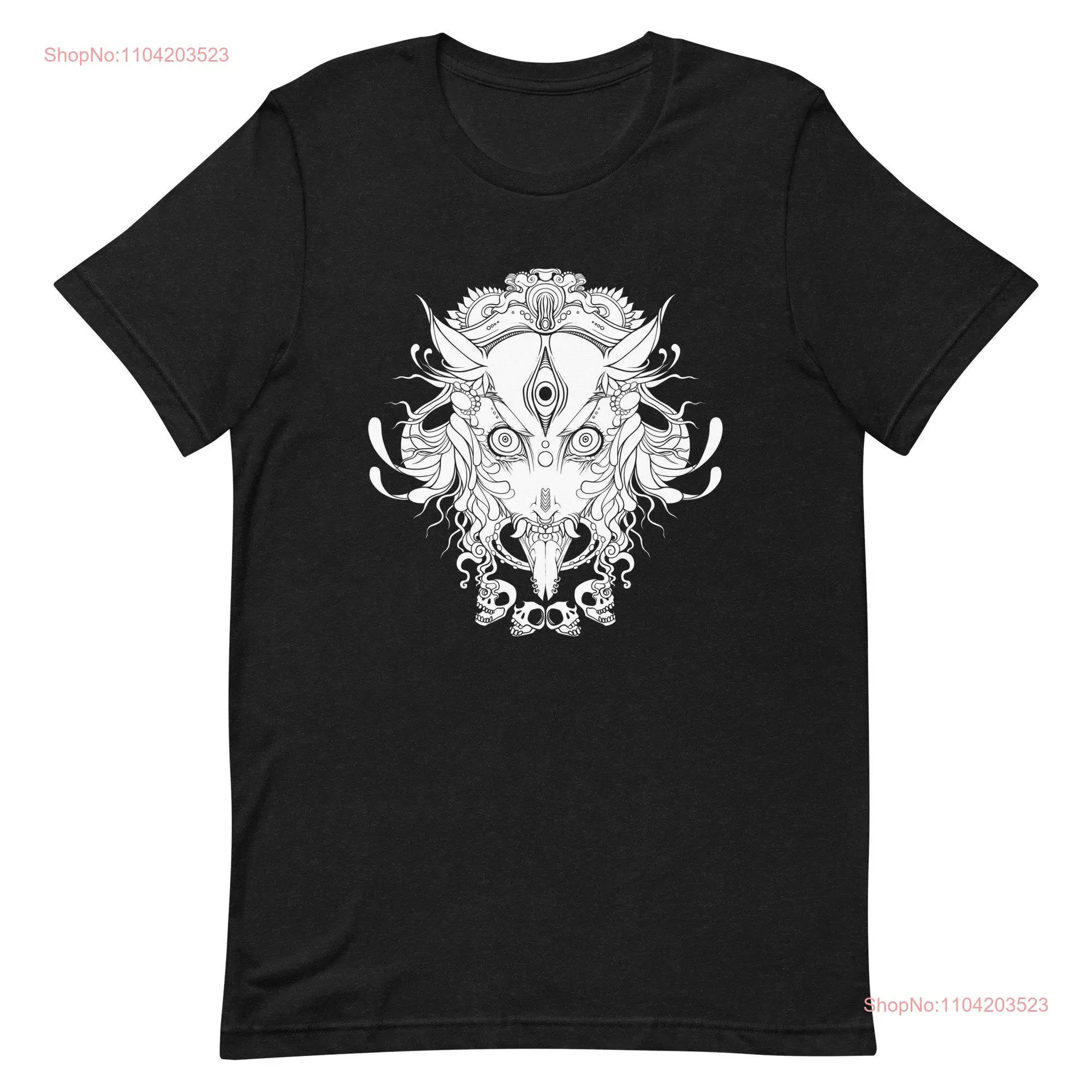 Kali Goddess T Shirt Hindu Hinduism Gods Deity Art Yoga Clothing Buddhism s long or short sleeves