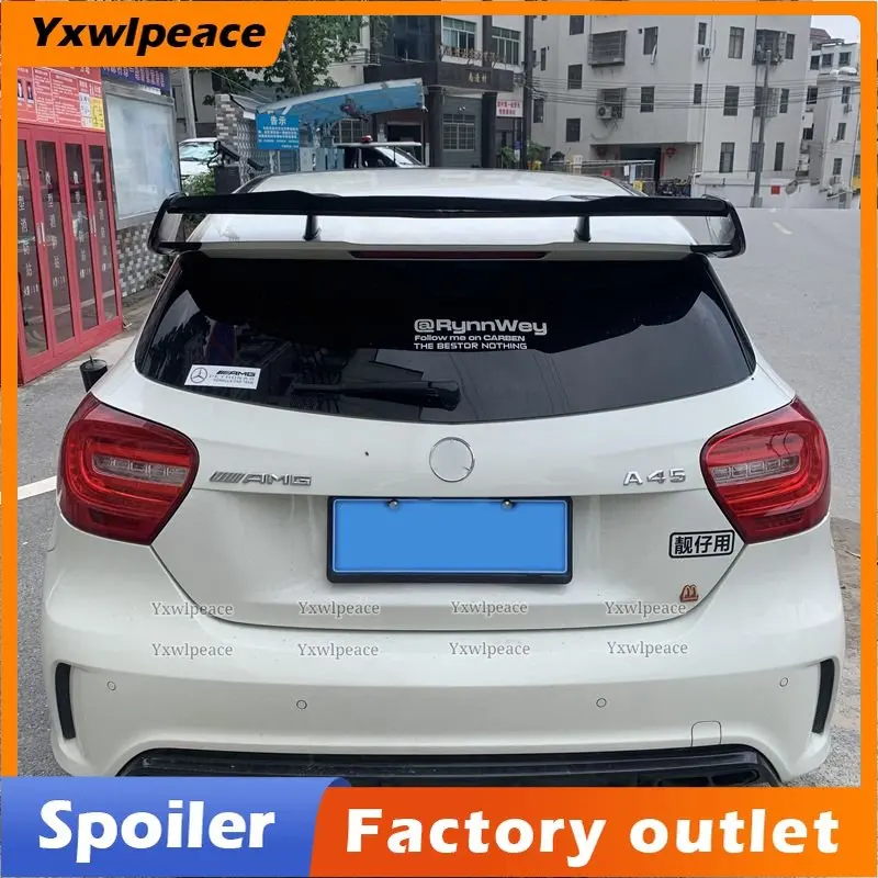 

For Mercedes-Benz A-Class W176 A160 A180 A200 A45 AMG 2013-2018 ABS Material Trunk Wing Rear Roof Spoiler 1Pcs Car Styling