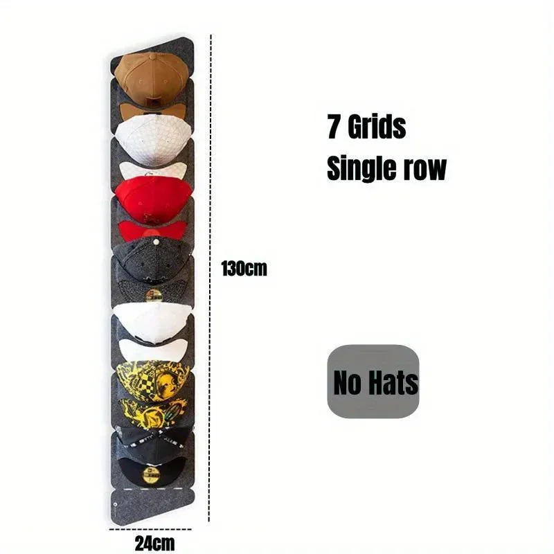 Felt Hat Storage Rack Cap Holder Wall Bag Clip Organizador Closet Baseball Peaked Travel Cap Organizer Wall Mount Hat Racks new view 6