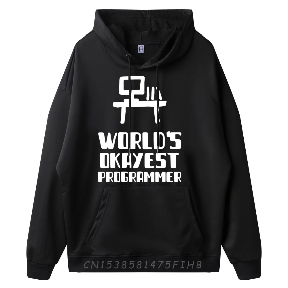 World Is Okayest Programmer Engineer Math Computers Vintage Hoodie Men Clothes Christmas Sweater