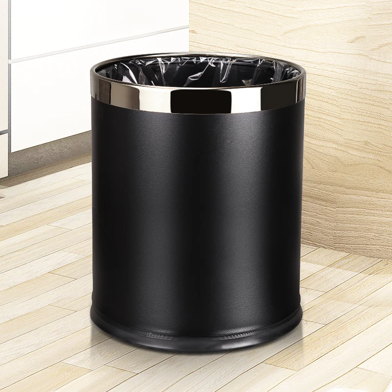 Trash Can Living Room Creative Large Commercial Luxury Hotel Office Poubelle The Goods For Kitchen Garbage Bin