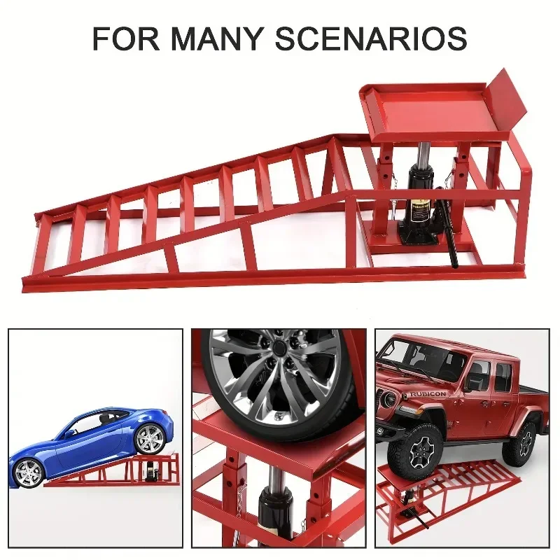 2 pack Heavy Duty 5T 11023 Lbs Hydraulic High Lift Car