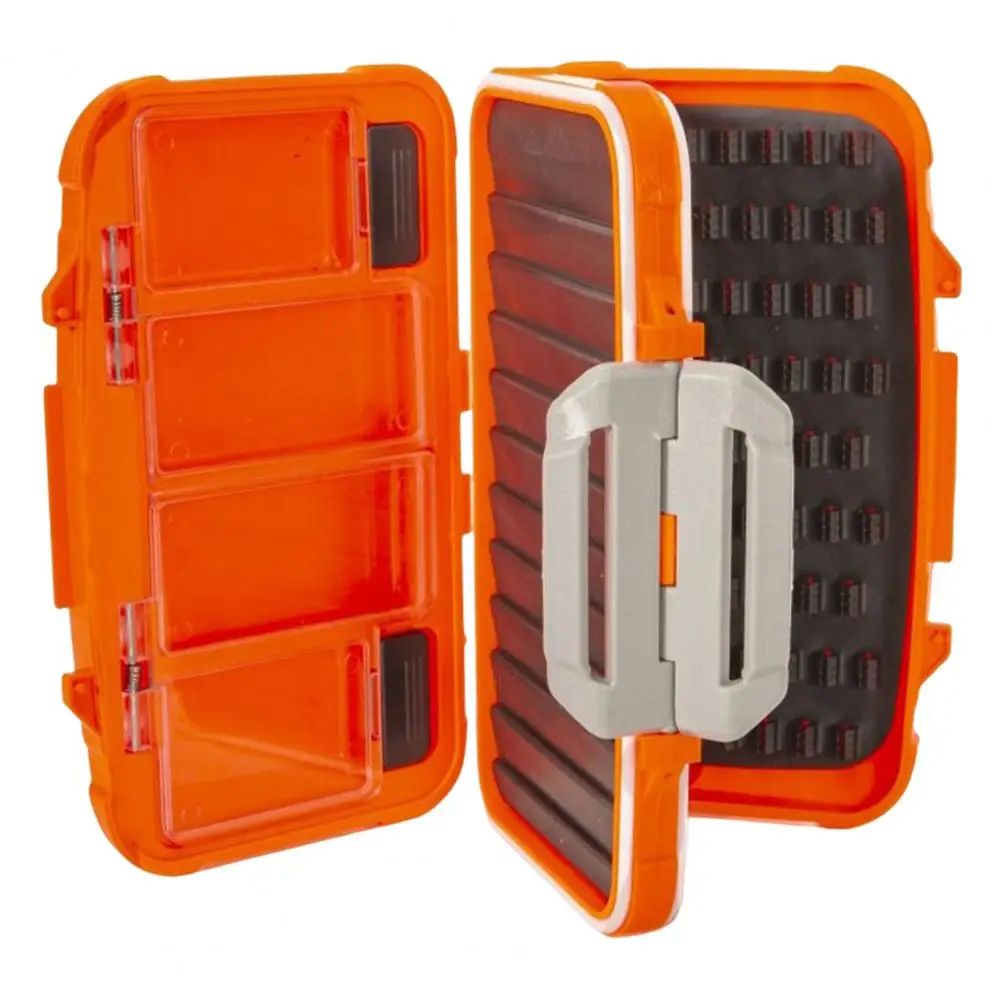 Fishing Bait Container  Versatile Multifunctional 4 Sides  Double-open Fishing Box Angling Supplies