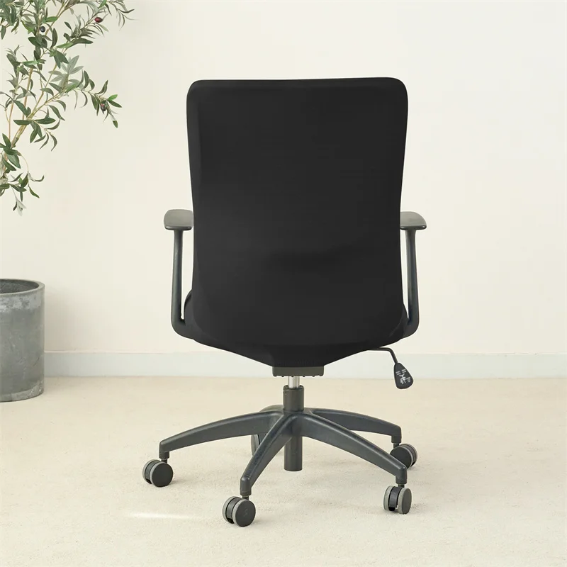 1PC Einfarbig Büro Sessel Abdeckung Stretch Spandex Computer Stuhl Abdeckungen Lift Rotierenden Stuhl Fall Funda Silla Escritorio – Detail 4