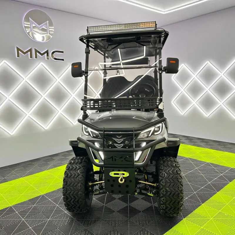 4 6 Seater 4 Wheel Drive Electric Utility Golf Cart 60V 72V Lithium Battery Power Lifted Golf Cart Electric