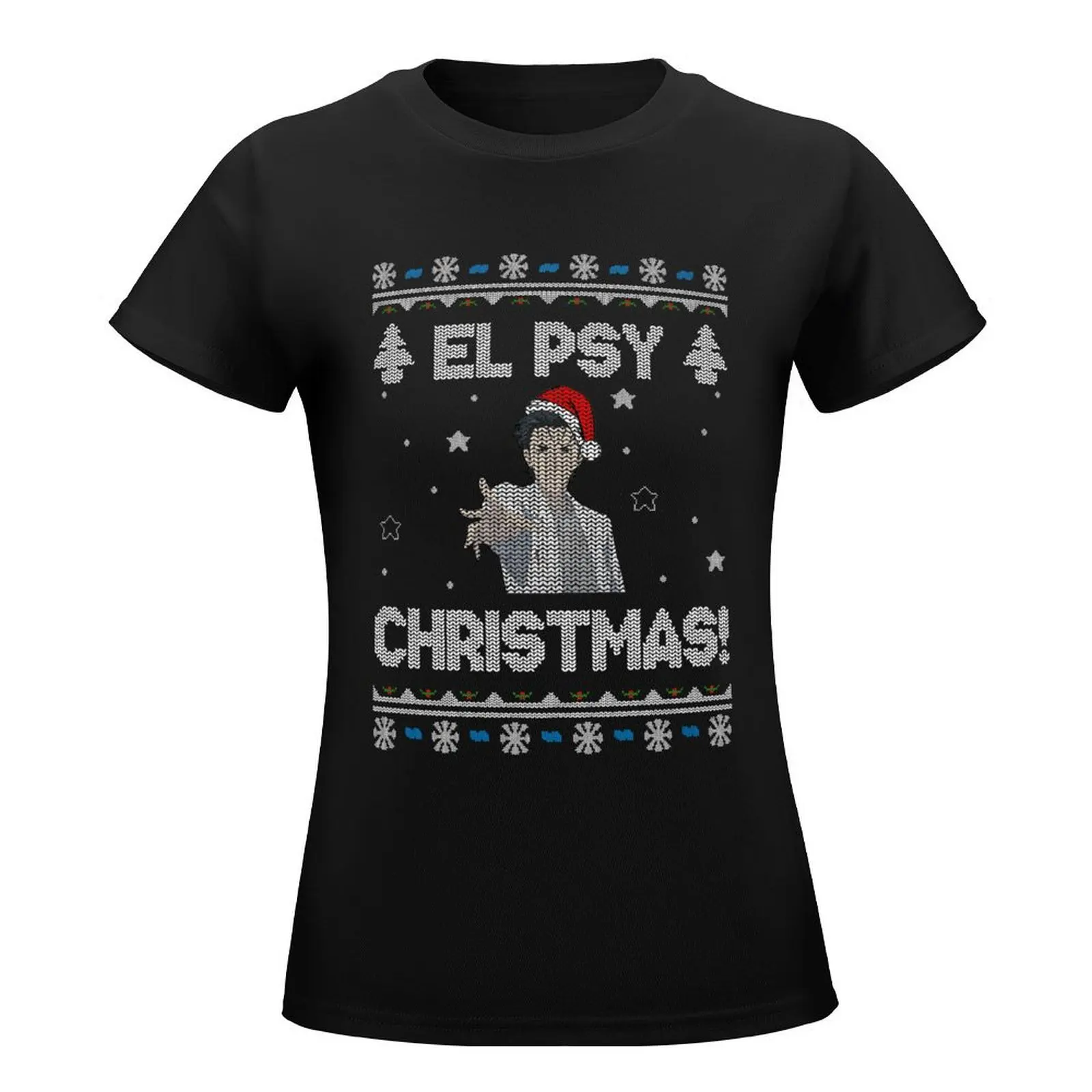 Steins Gate El Psy Christmas T-Shirt korean fashion shirts graphic tees graphics Woman clothes