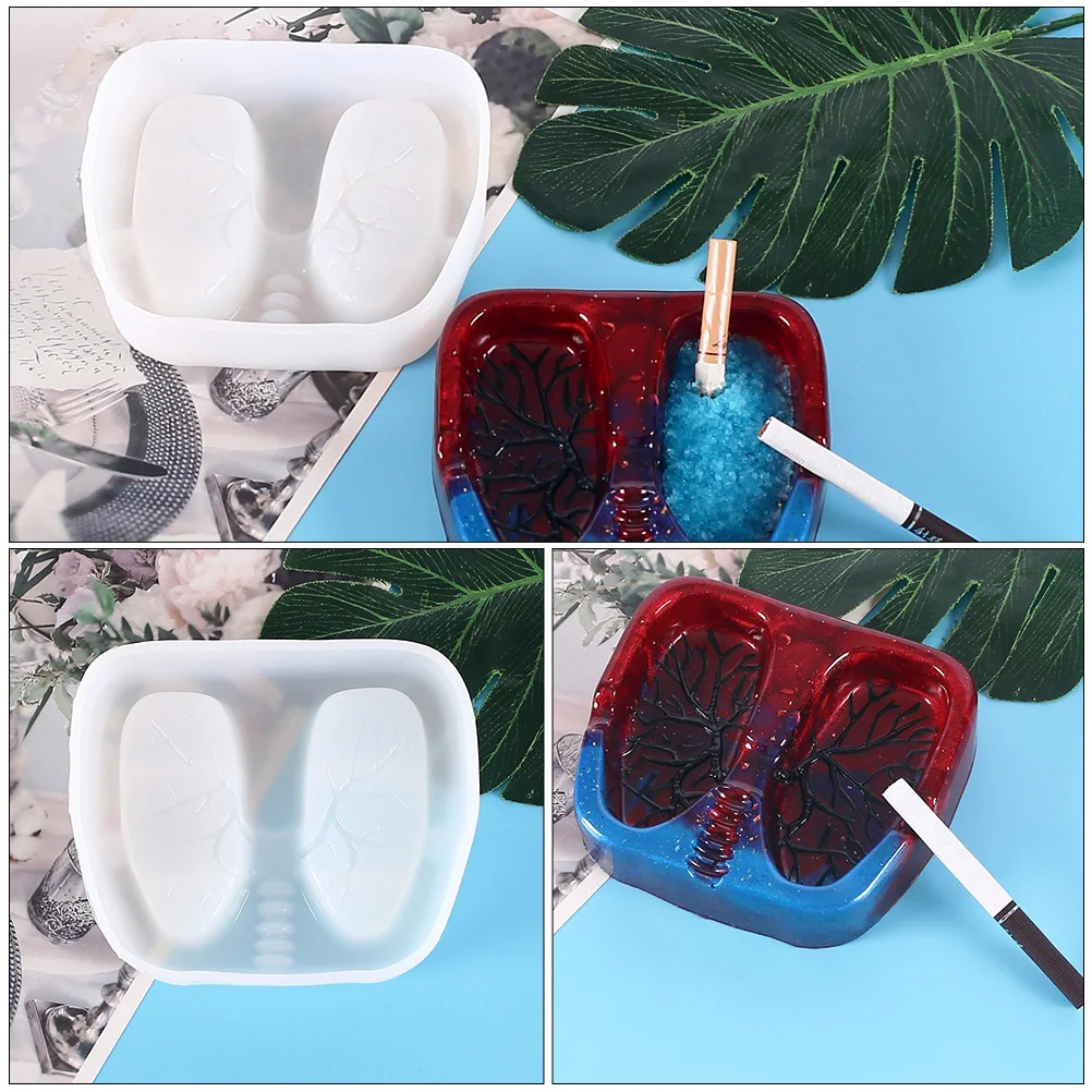 

Silicone Mold for Epoxy Resin Craft White Square Table Decorations Storage Non Sticky Easy Separate Clean Recycle DIY Molds