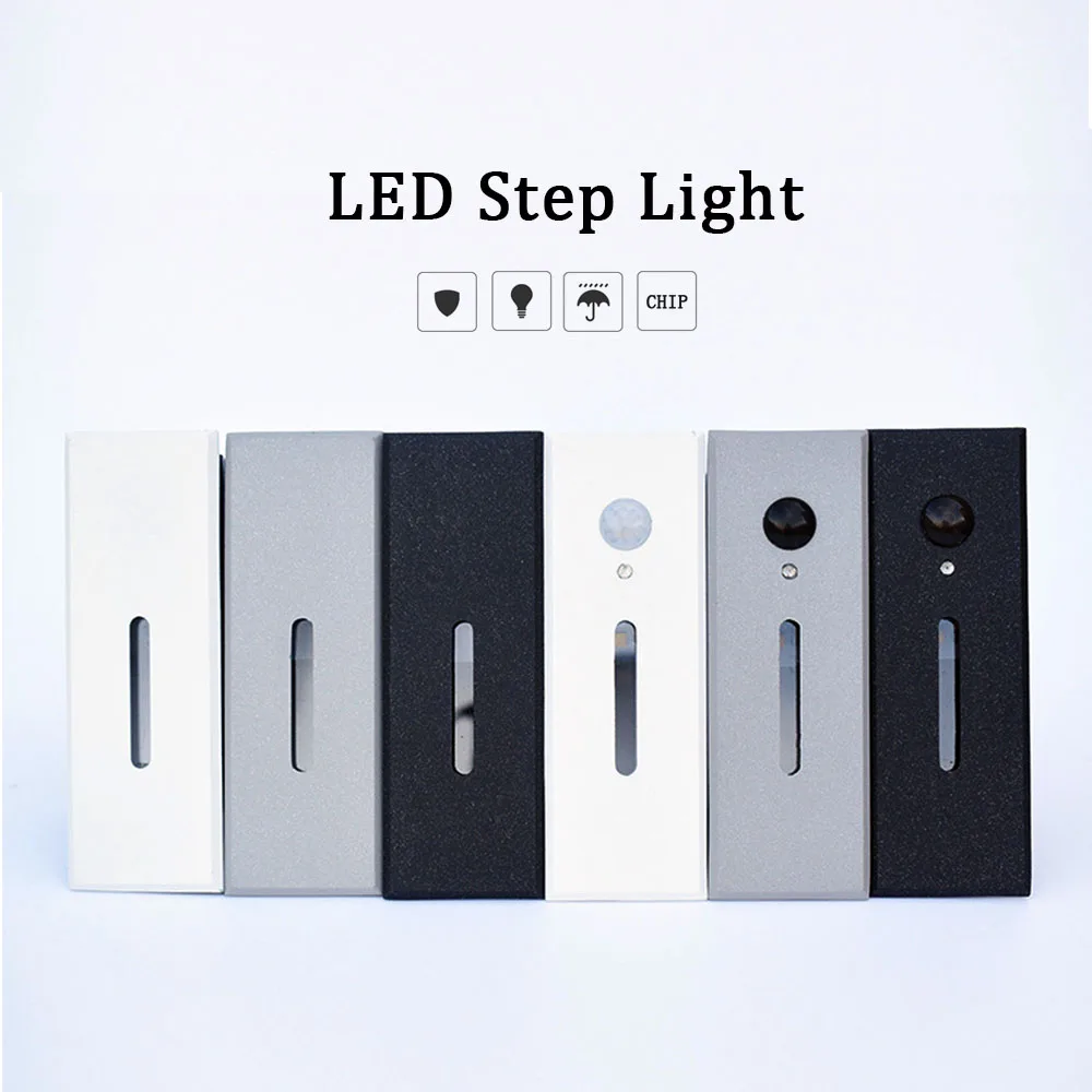 

Outdoor Step Light Staircase Corridor Footer Light Recessed Wall Corner Light Waterproof Tread Light Walkway Light Wall Footer