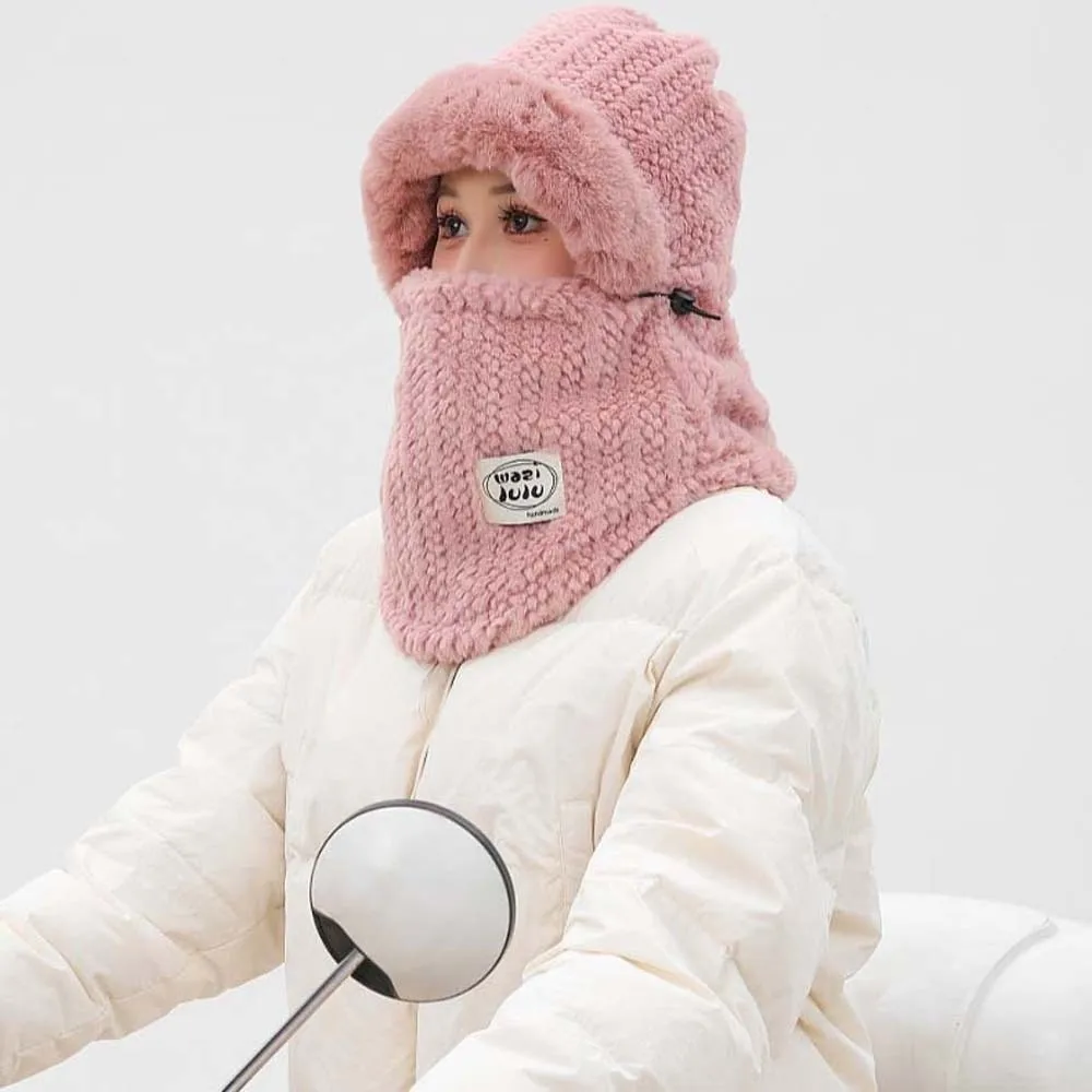 Универсальный плюшевый зимний интегрированный шарф, мягкий пуловер 4 в 1, маска-ушанка, утолщенная маска, шерстяная шапка для мужчин