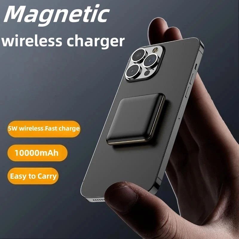 Xiaomi 50000mAh Power Bank Mini Magnetic Wireless Powerbank Fast Charging Thin External Battery For iPhone Huawei Samsung