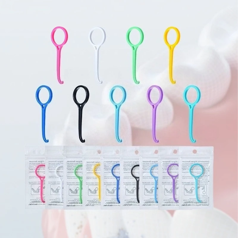

Набор из 150 пластиковых крючков для снятия невидимых съемных брекетов, экстрактор для ортодонтических систем, для удаления элайнеров и прозрачных брекетов, для ухода за полостью рта