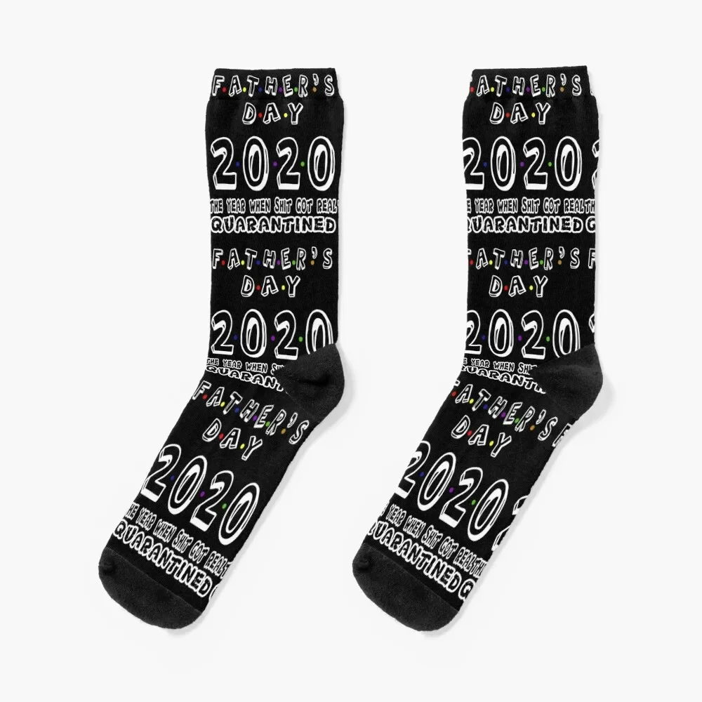 

Quarantine Fathers Day 2020 Socks Children's Novelties Men's Socks Luxury Women's