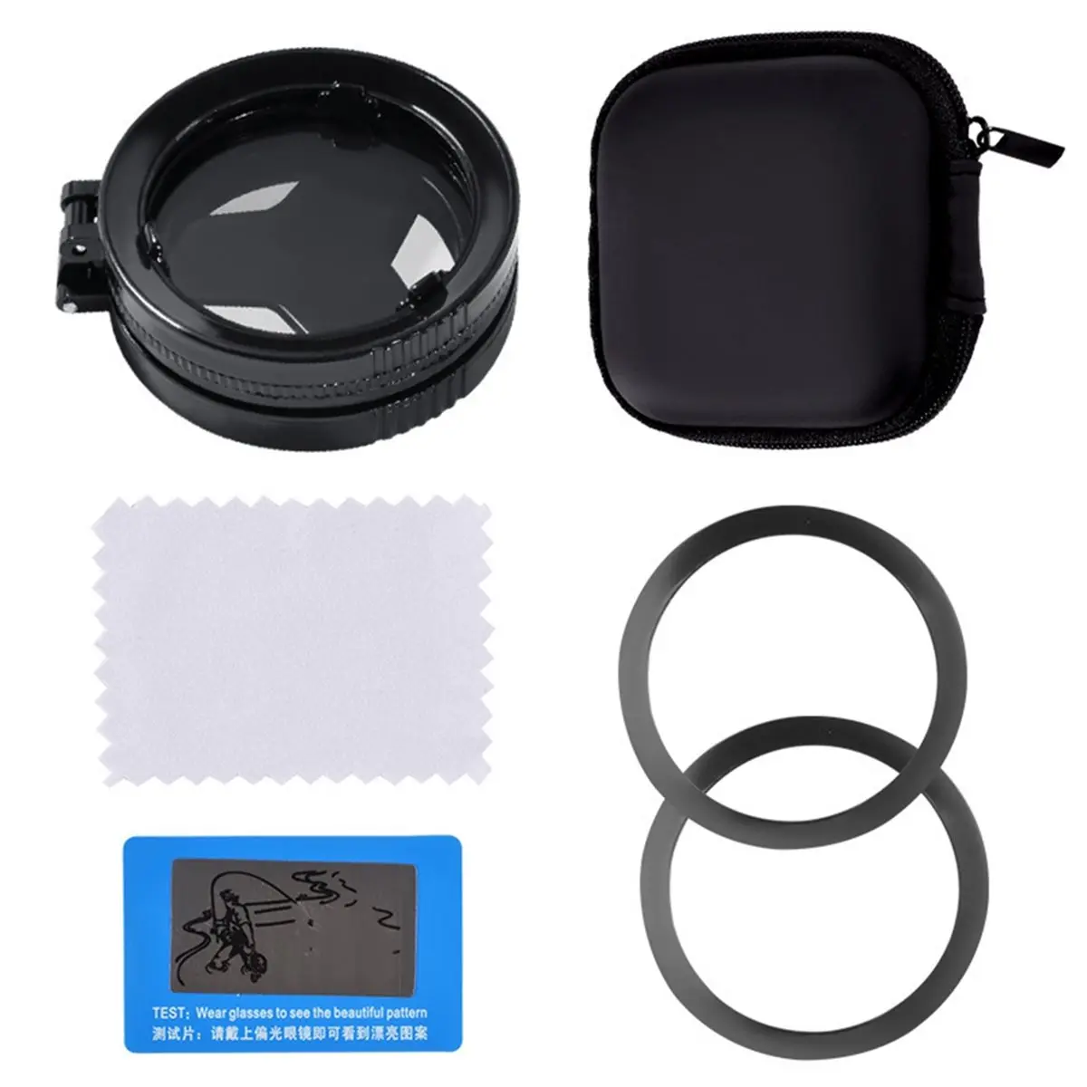ABGN 52mm CPL Polarizer Filter Magnetic Holder for 16 15 14 Pro Andriod Smartphone for Vlogging Filter Stand Bracket