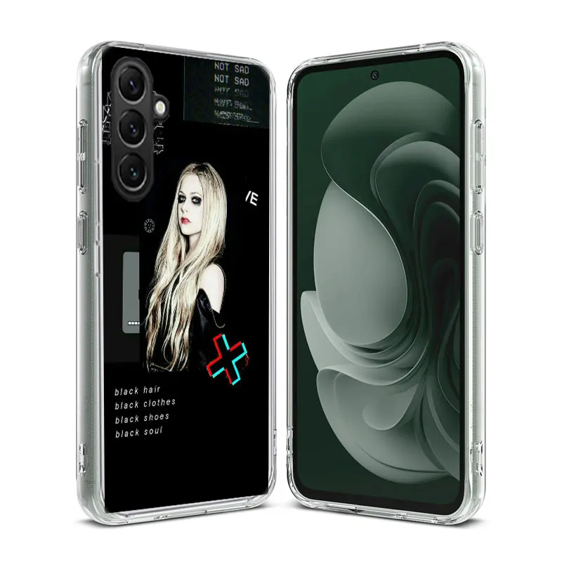 Singer Avril Lavigne Phone Case Samsung A02S A03S A13 A23 A33 A52S A12 A22 A32 Galaxy A51 A71 A41 A21 A31 A53 A73 A11 A01 A42 A7