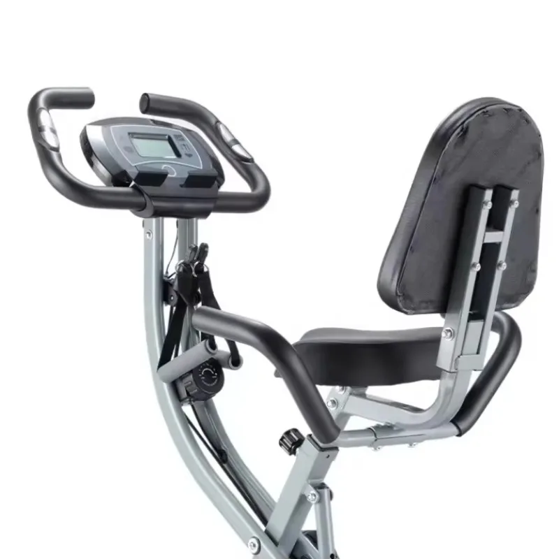 3 in 1 Stationary Upright-Recumbent Exercise Bike With Rower Function Indoor Cycling Folding Magnetic Resistance Bike