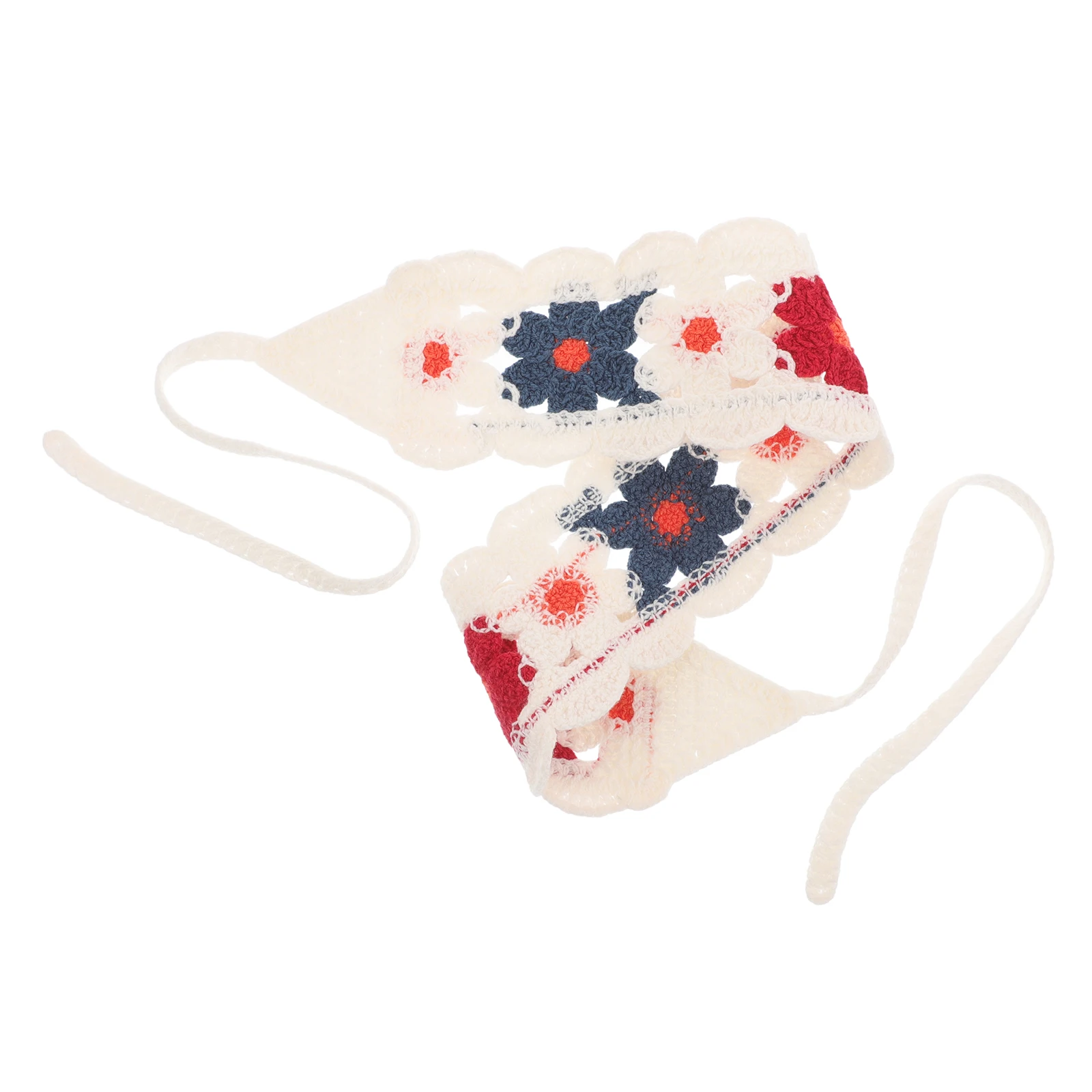 

Triangular Scarf Headb Women Headdress Breathable Cotton Beach Vacation Outdoor Decorative B Hair Scarf Vintage Flowers