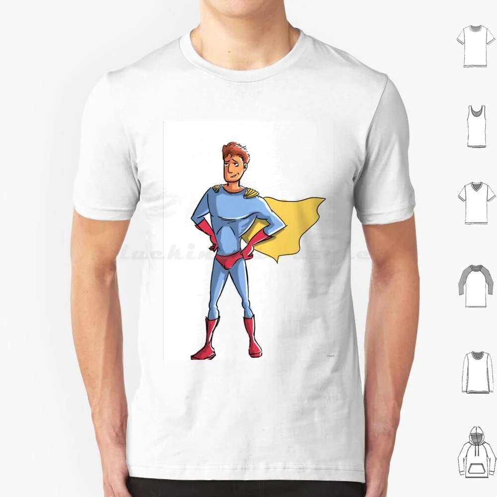 

Футболка Great Superheor Ever, хлопковая крутая футболка 6xl, накидка с изображением супергероя комиксов и героя с героями мультфильмов