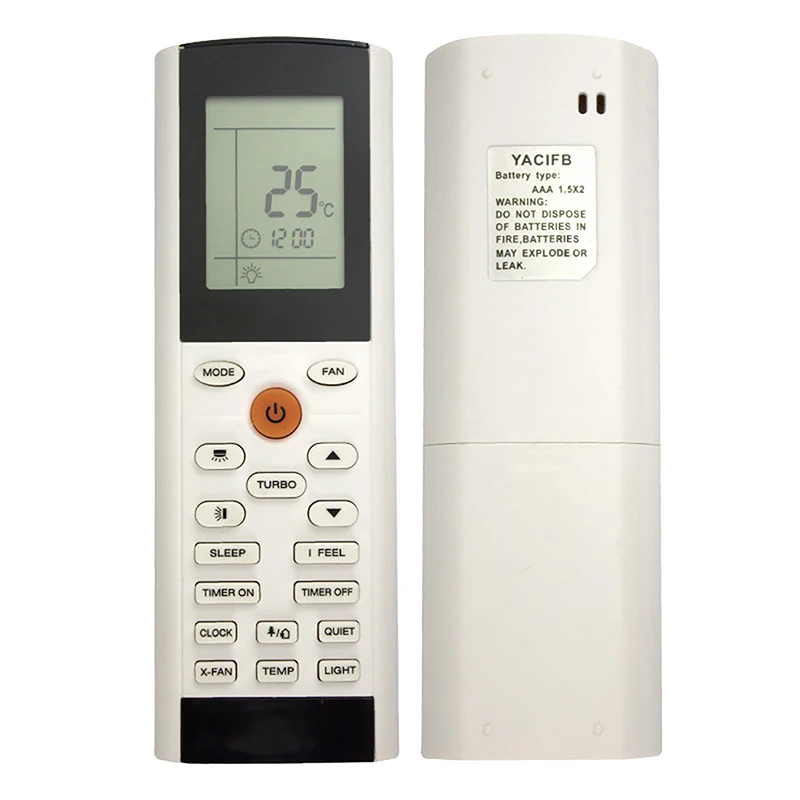 Air Conditioner Remote Control Universal YACIFB For Gree ELECTROLUX MSHV25D1S Controller Replacement