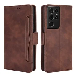 S25 S24 S23 S21 S 22 Ultra 5G Flip Case Card Leather Cover for Samsung Galaxy S22 Plus 25 FE A35 A36 A56 A55 A54 A16 Wallet Etui