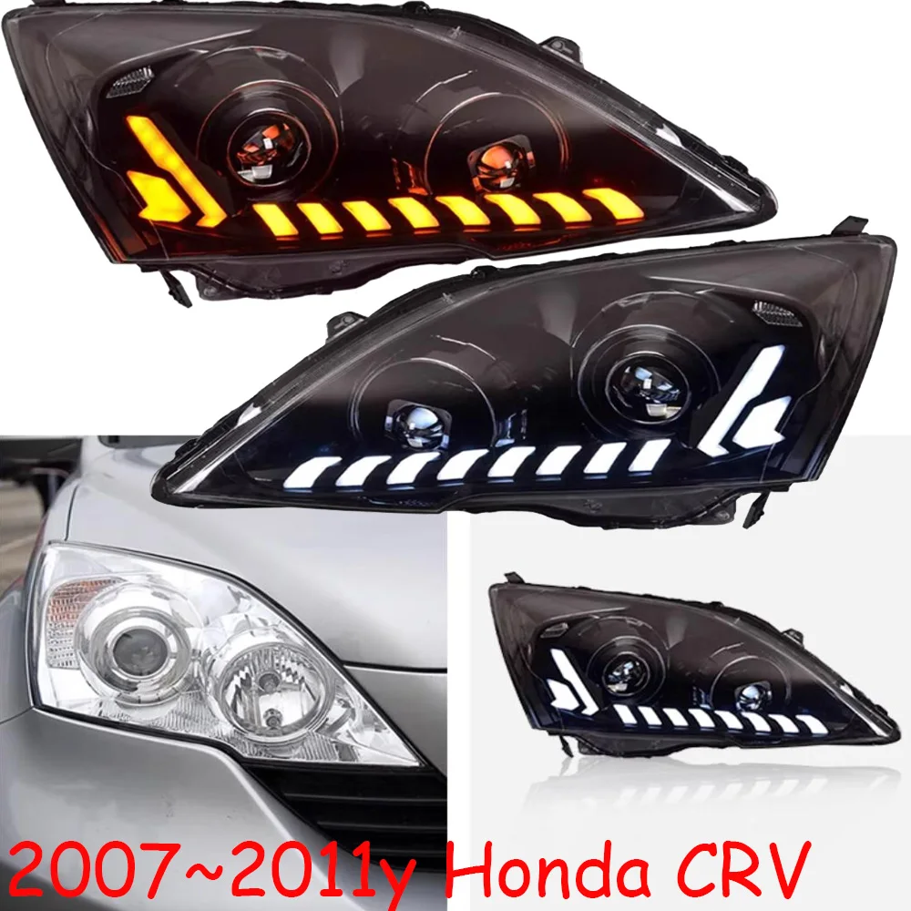 

car Stylg Headlight For Honda CR-V CRV headlight 2009~2011y head lamp LED for honda crv fog light