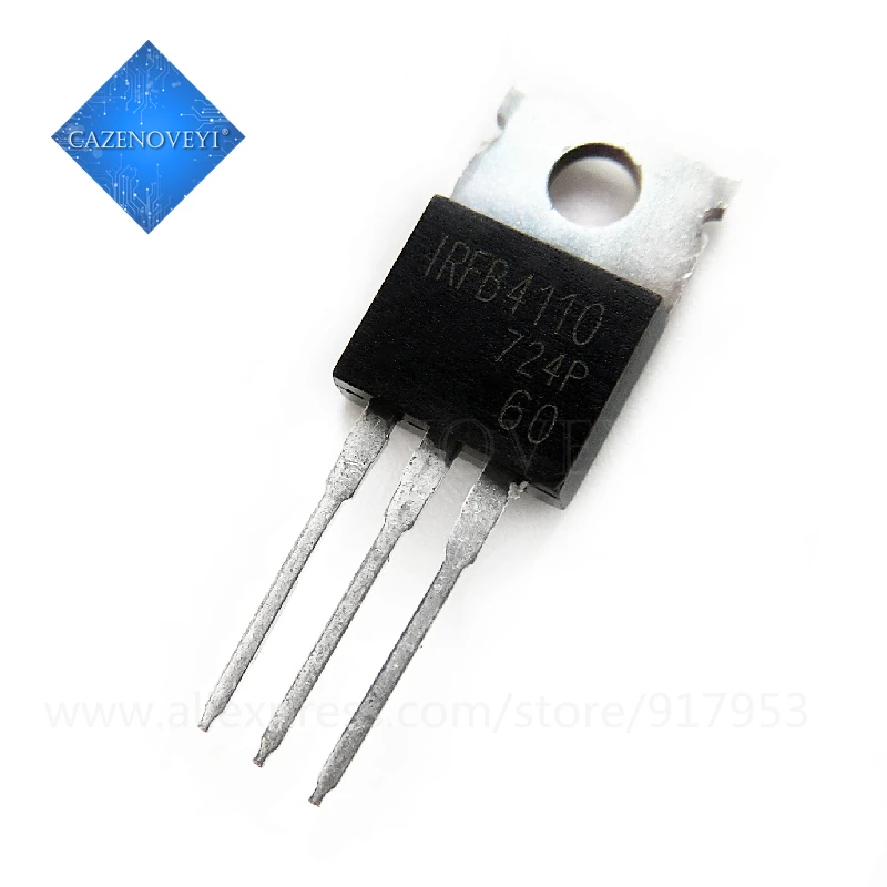 5 ชิ้น/ล็อต IRFB4110PBF IRFB4110 B4110 TO-220 ใหม่ต้นฉบับสต็อก
