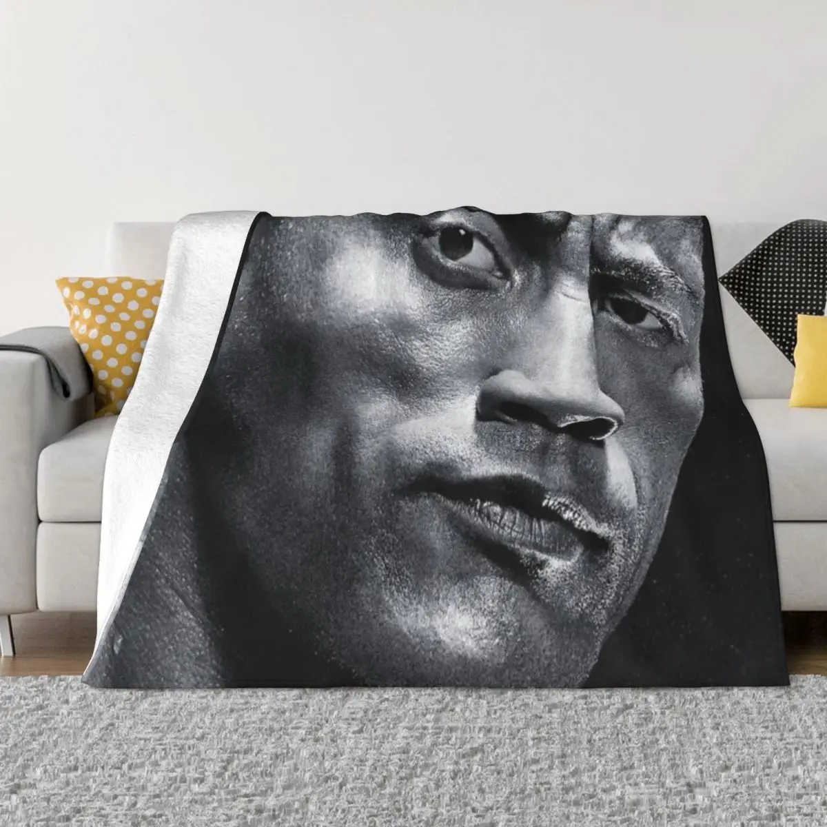 

dwayne the rock johnson Throw Blanket blankets and blankets Decorative Sofa Blankets