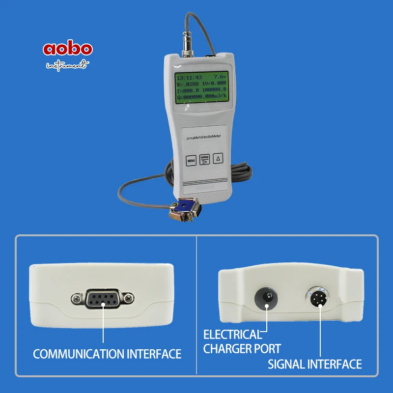 RS485 Directional Current Meter for River Water Flow Rate Measurement Customized OEM Propeller Velocity Flowmeter Velocimeter