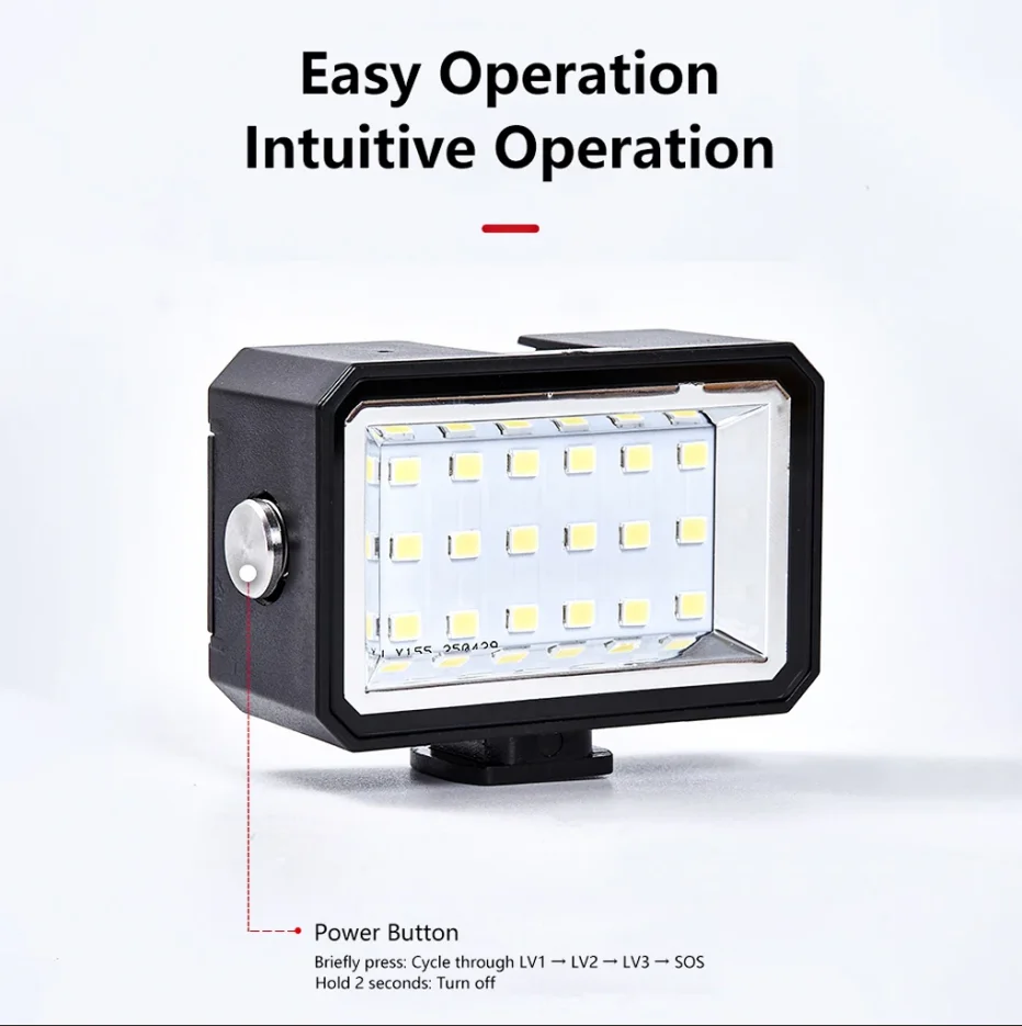 Video Fill Light 40M Waterproo - Iris Photography Led Lighting Pack ulasan dan harga