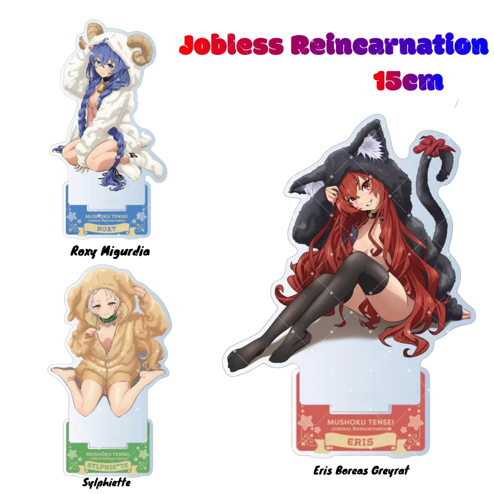 Anime Mushoku Tensei Jobless Reincarnation Sylphiette 15cm Acrylic Stand Figure Tabletop Ornament Collectible Gifti