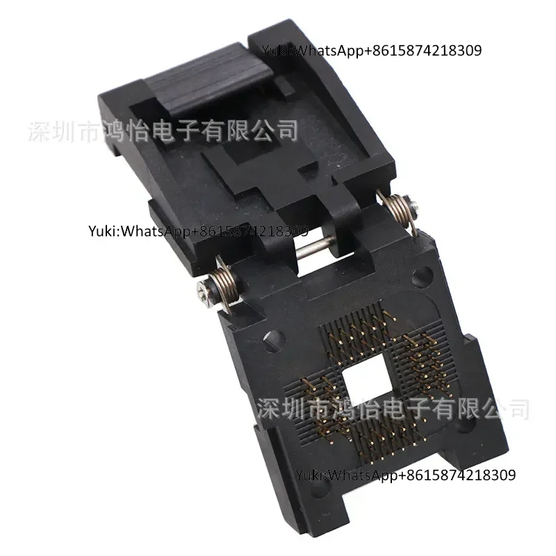 LCC48 pitch 0.8MM size 11X11MM aging test socket photoelectric module LCC48 clamp holder