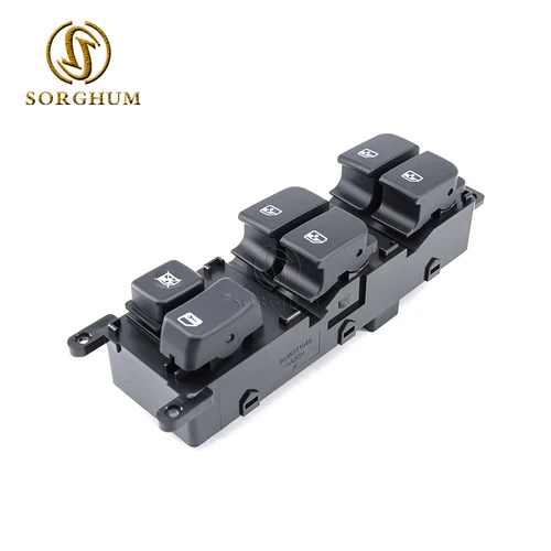 Imagen 2 del producto Botón de interruptor de Control de elevador de vidrio de ventanilla eléctrica principal Sorghum LHD para Kia Carens RONDO 2006-2012 93571-1D200 93570-1D2