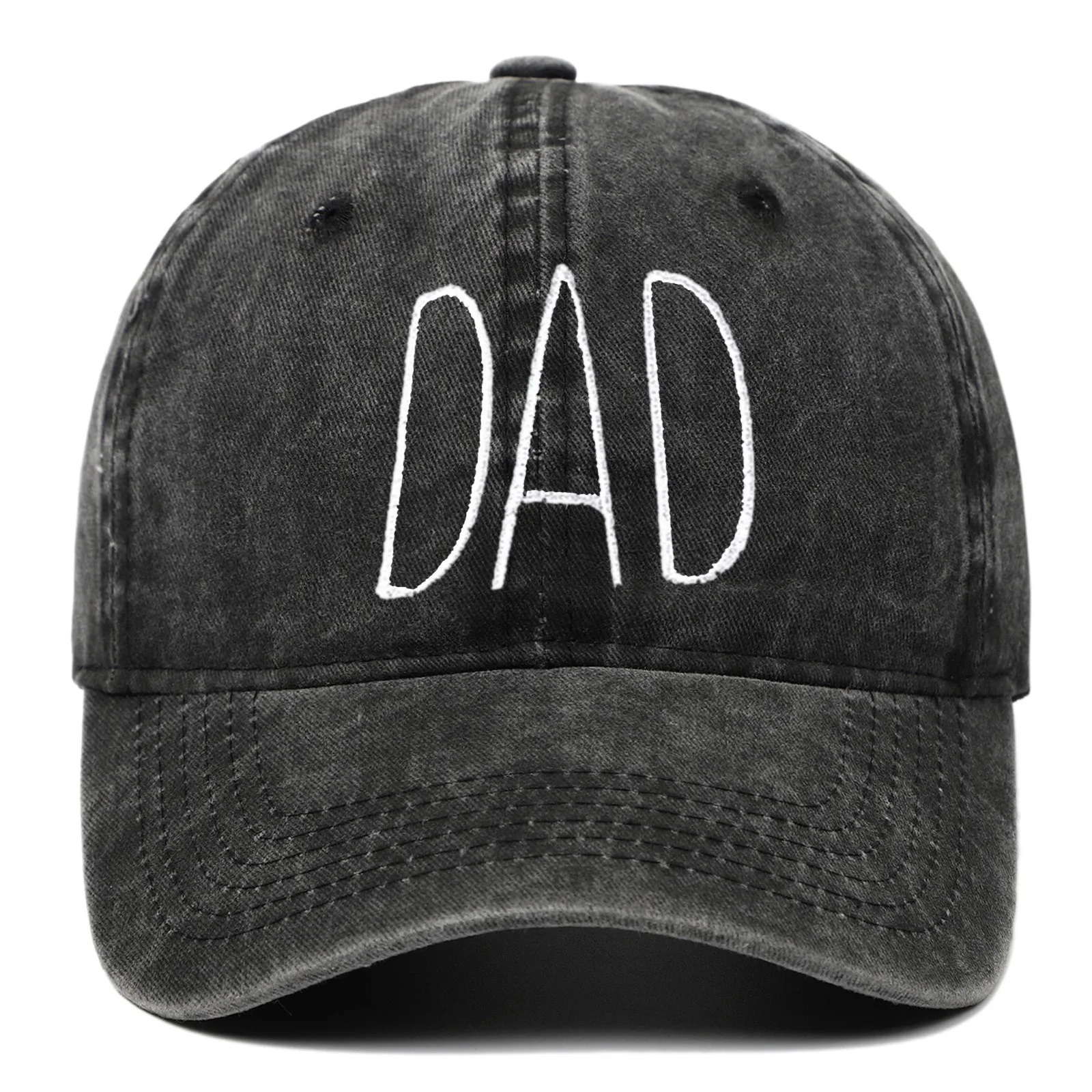 Show Your Love with a Special Father's/Mother's Day Gift: Mom/Dad Letter Print Baseball Cap image 5