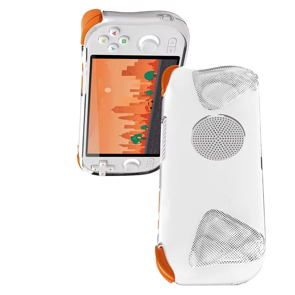 

For MANGMI AIR X Game Console Protective Case TPU Transparent Shockproof Cover Shell for Gaming Devices