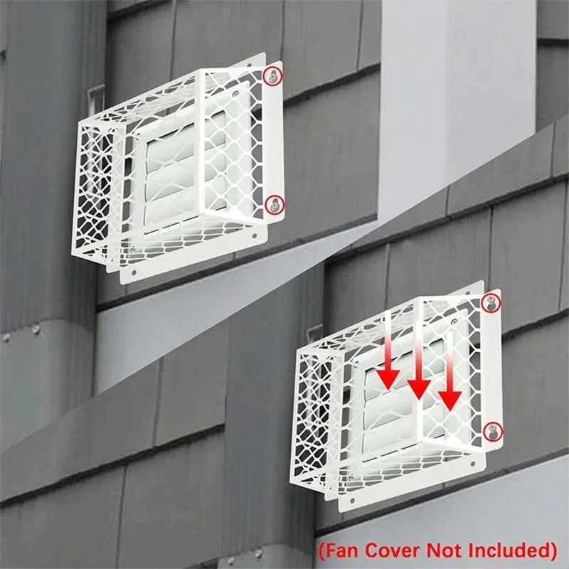 

B08B-Bird Guard Vent Covers(2Pcs) Universal For Dryer Vents- For 3-4 In Exhaust Fan Protection Kit