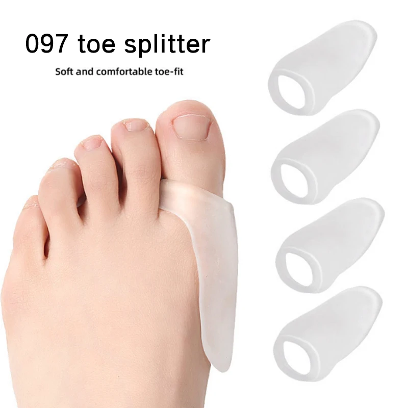 Deformation Improvement Set Or The Treatment Of Inward Flipping Of The Big Toe And Foot Bone With A Toe Splitter Toe Spreader