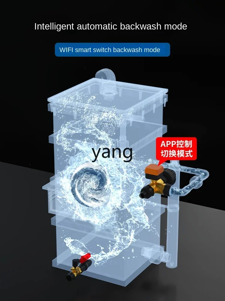 CX  fish farming water circulation system intelligent automatic backwash filter