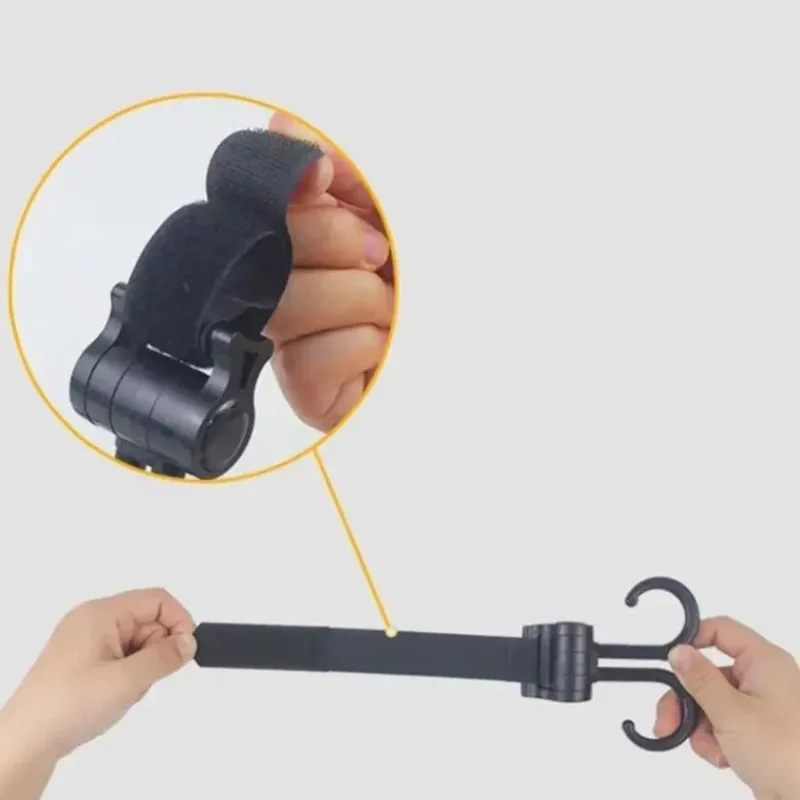 هوك مزدوج الحاملة قوي ودائم 360 درجة الدورية قابل للتعديل هوك وحلقة السحابات عربة طفل الملحقات