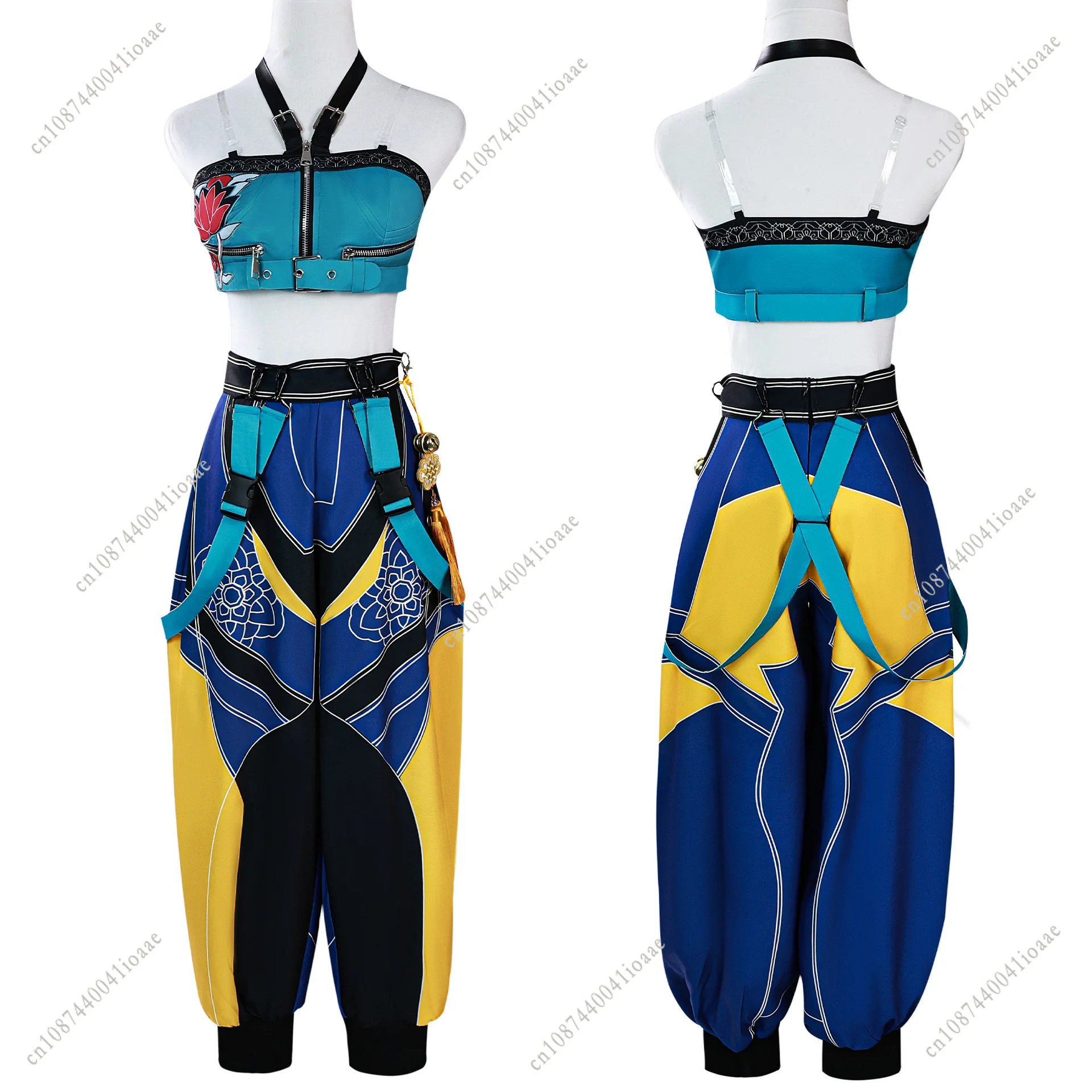 Zoey Mira Rumi Costume Cosplay Parrucca Demone Hunters Gioco di ruolo Per adulti Bambini KPop Halloween Giochi di ruolo Dress Up Costumi Set di abiti