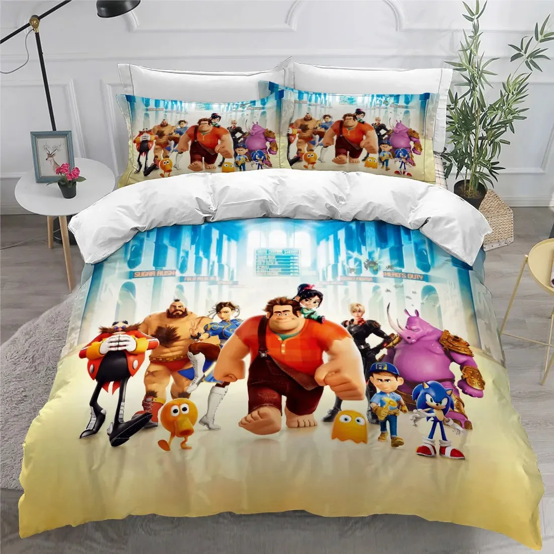 

Wreck-It Ralph пододеяльник пододеяльник HD пододеяльник чехол для детей комплекты постельного белья постельное белье декор для спальни