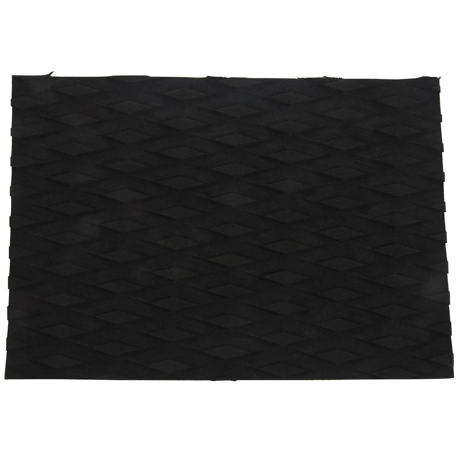 1Pc Surfboard Deck Mat Kayaking Skid Eva Traction Mat for Surfboards, Kayaks, Jet Ski Accessories - Black