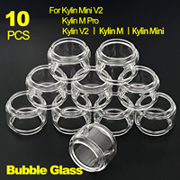 10PCS Kylin Mini V2 RTA Bubble Glass Tube Kylin M Pro Bulb Glass Tank For Kylin RTA RDA Atomizer Vape Tank Electronic Cigarette