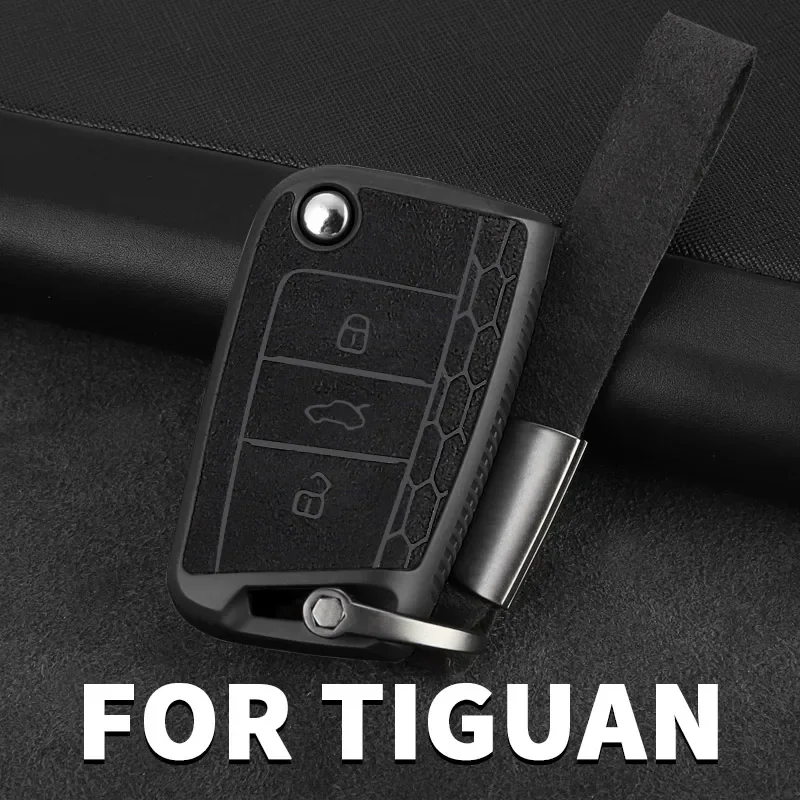 Special accessories for car key case remote control bag protective shell For VW Volkswagen Tiguan mk2 2016 2017 2018 2019 2020