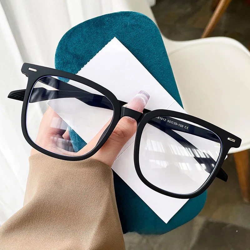 Blaulichtblockierende Brillen aus PC-Material, Anti-Blaulicht-Brille, künstlerische Brillen, Anti-Blaulicht-Brille mit großem Rahmen für Party-Männer – Detail 8