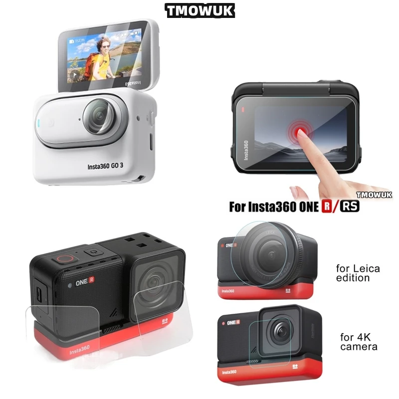 

For Insta360 One RS Link 2C Smudge Proof TPU Soft Lens Film Cover